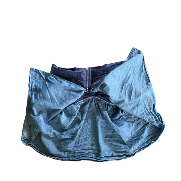 {Jealous Tomato} Strapless Jean Crop Top - Picture 6 of 6